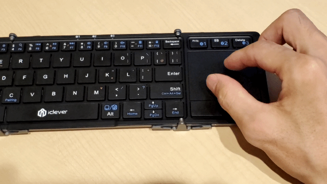 iClever Bluetooth キーボード IC-BK08のズームイン、ズームアウト