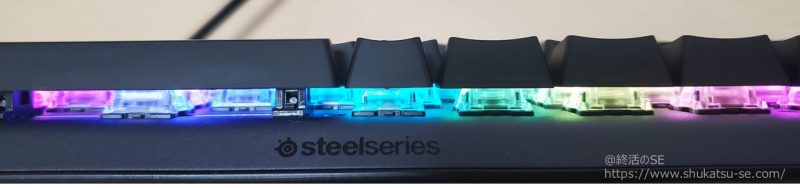 SteelSeries Apex Pro OmniPointスイッチ ゲーミング キーボード アクチュエーションポイント
