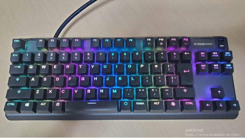 SteelSeries Apex Pro OmniPointスイッチ ゲーミング キーボード RGB イルミネーション