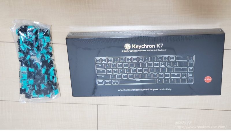 Keychron K7 とミントスイッチ