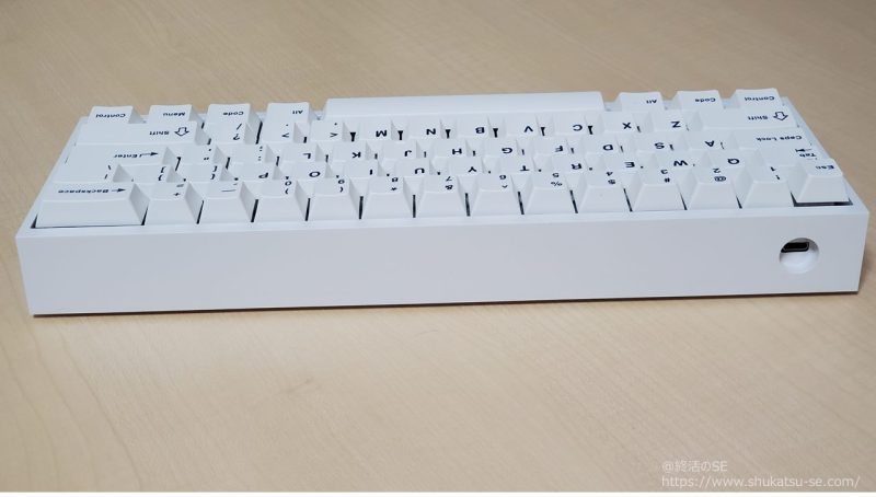 KBDFANS TOFU60のUSB接続口