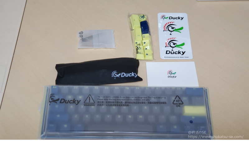 Ducky One 3 Mini 付属品